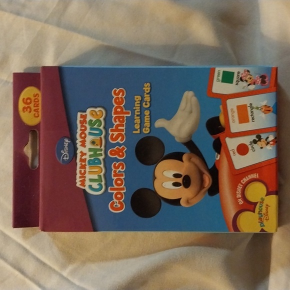 NWT Kids Disney Mickey Mouse Clubhouse learning game cards Colors & Shapes - Picture 1 of 2